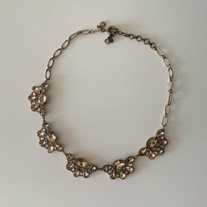 J. Crew pastel faux stone statement necklace